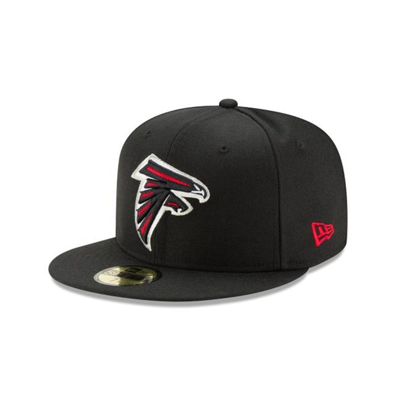 NFL Atlanta Falcons 59Fifty Fitted (YAE5611) - Black New Era Caps